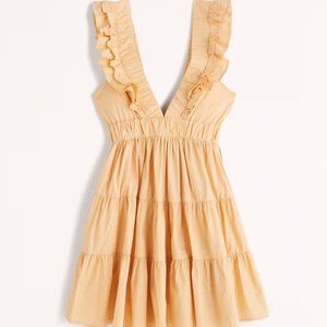 NWT - Abercrombie Ruffle Tiered Mini Dress - Size M